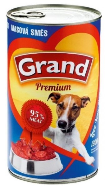 GRAND konz. pes masová směs 1300g