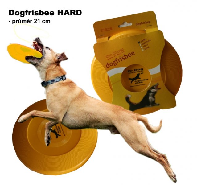 Hračka pes létající talíř Dr.Dog HARD 21cm