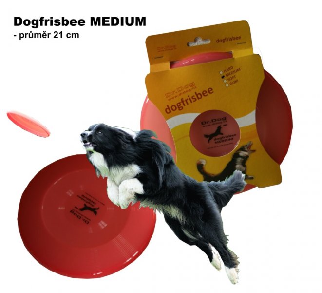Hračka pes létající talíř Dr.Dog MEDIUM 21cm