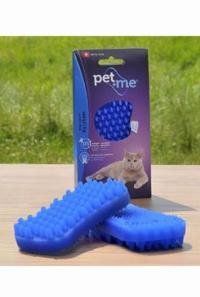 PET and ME kartáč pro kočky, krátká srst, modrý