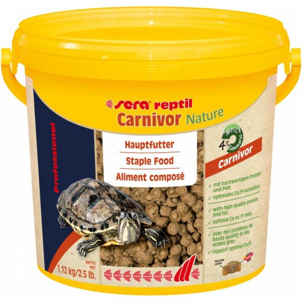 Sera reptil Professional Carnivor 10 L