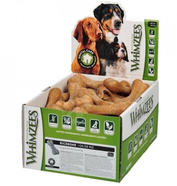 Whimzees Dental rýžová kost XL 120 g 23 ks