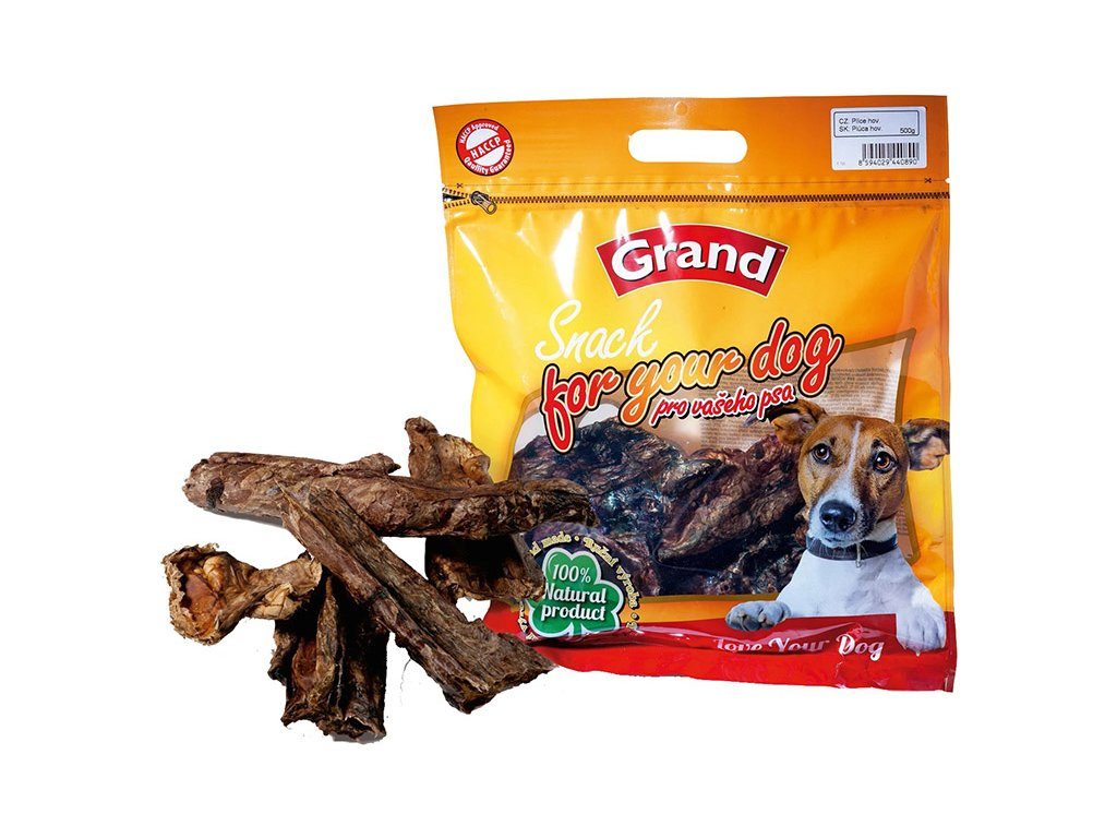 GRAND Suš. Mňamka plíce 500g ZIP