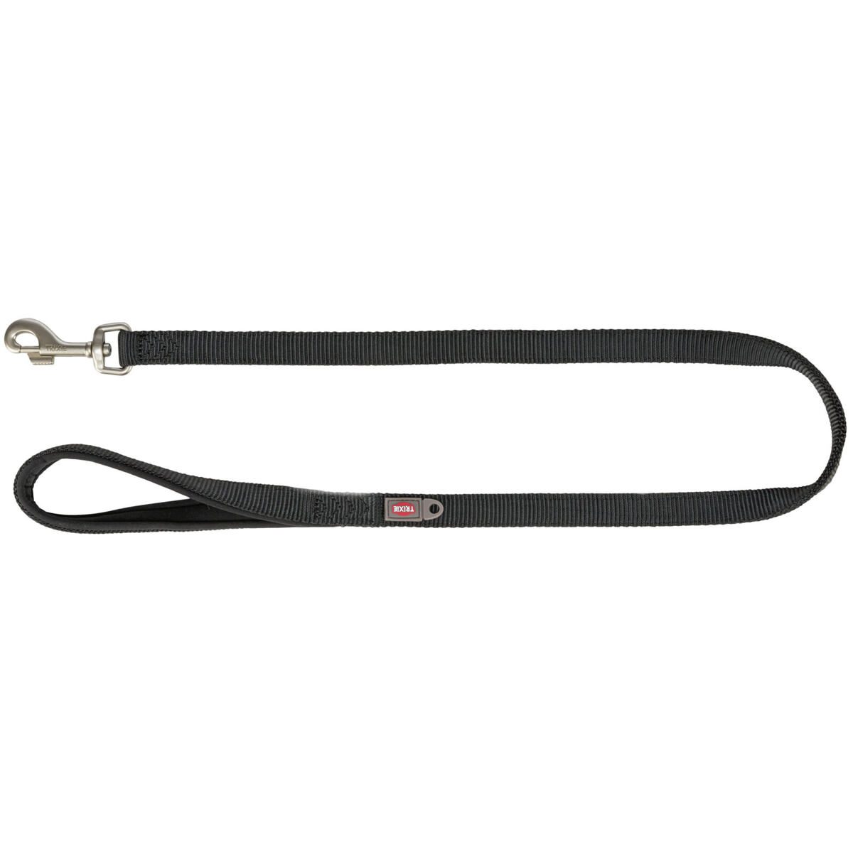 Vodítko PREMIUM s vyplněnou rukojetí - černá M-L:1,00m/20mm