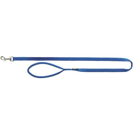 Vodítko PREMIUM s vyplněnou rukojetí 1m/20mm (M-L)  - modrá