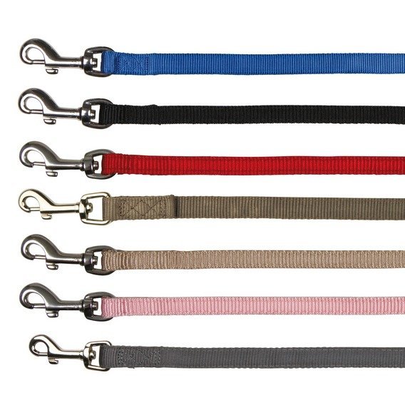 Vodítko PREMIUM s vyplněnou rukojetí 1m/25mm (L-XL)  - černá