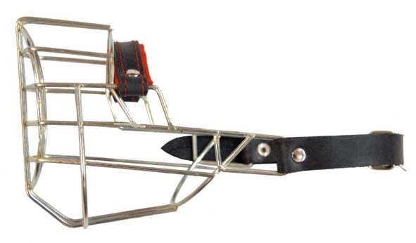 Náhubek kovový malý - zinek knírač malý - fena