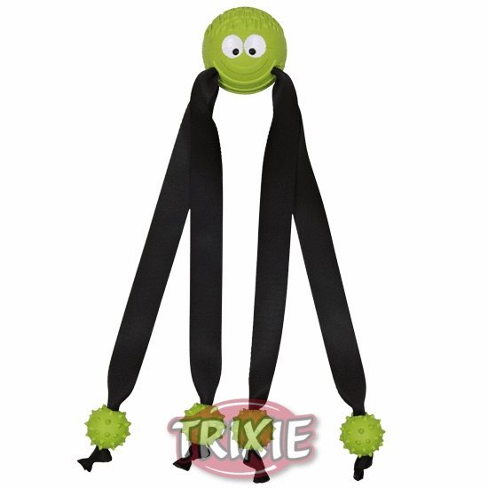 Míč z tvrdé gumy chobotnice s chapadly 36 cm