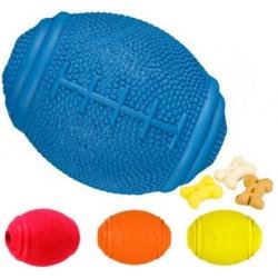 Rugby míč na pamlsky tvrdá guma 8cm