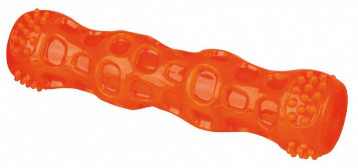 Házecí tyč se zvukem 18 cm,termoplast.guma TPR,robustní