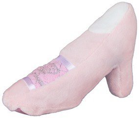 DOG PRINCESS plyšové podpatky růžové 12 cm