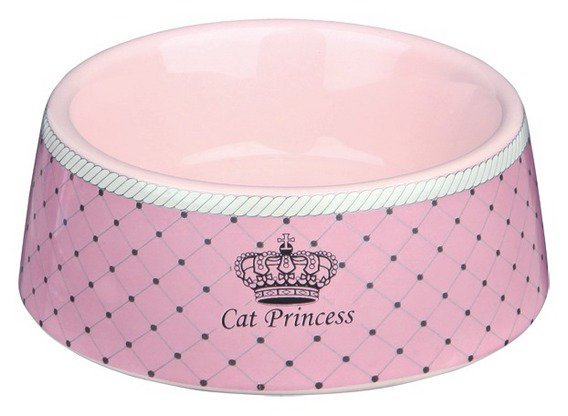 CAT PRINCESS keramická miska růžová 0,18 l/12 cm