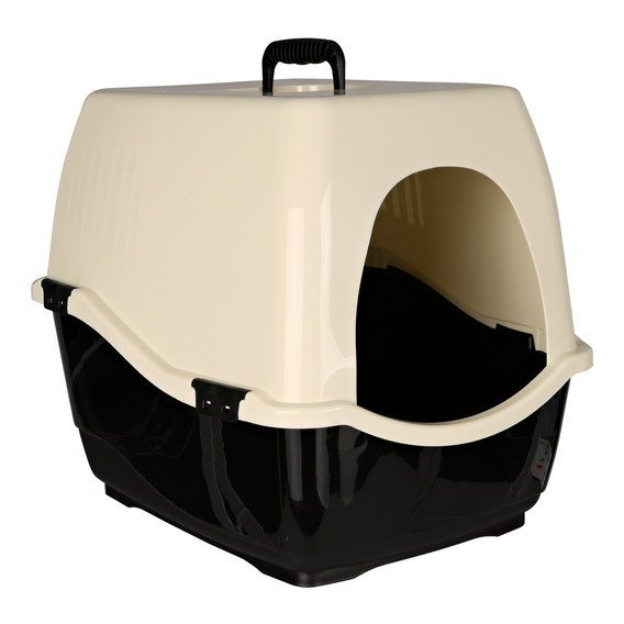 WC kryté BILL 1S bez filtru a dvířek 40x42x50 cm  - černo/krémová