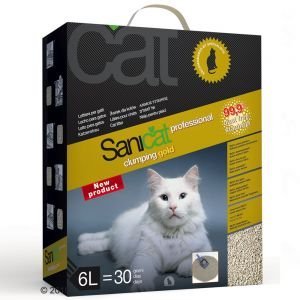 SANICAT Ultra Gold Prof. - hrudkující kočkolit  6 L/5,04 kg