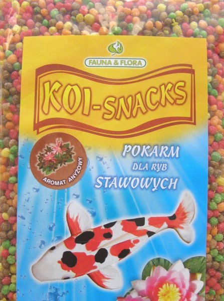 Krmivo MIX kuličky pro ryby v zahradním rybníku FAUNA 5 l