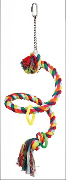 Houpačka bavlněné lano spirála 50 cm
