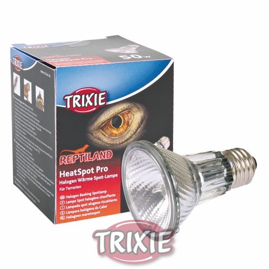 HeatSpot Pro, Halogen Basking SpotLamp ø 65 × 88 mm, výkon 50 W, vyzařovací úhel 25°