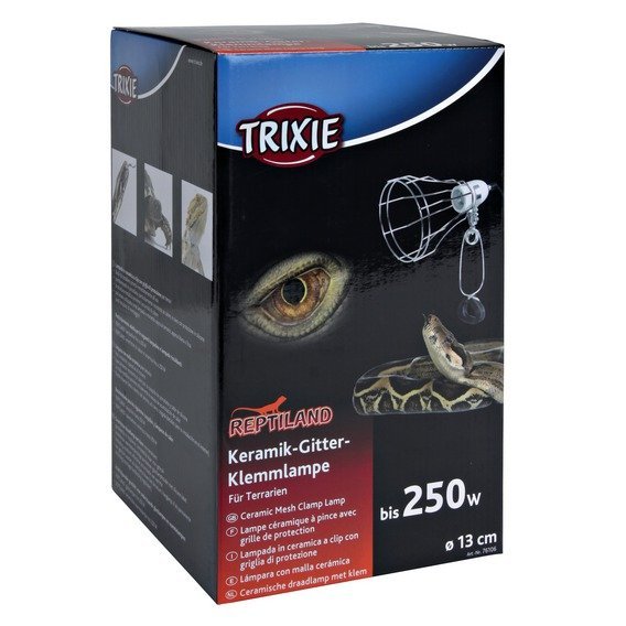 Keramická objímka s ochranným krytem žárovky 13x24cm do 250W