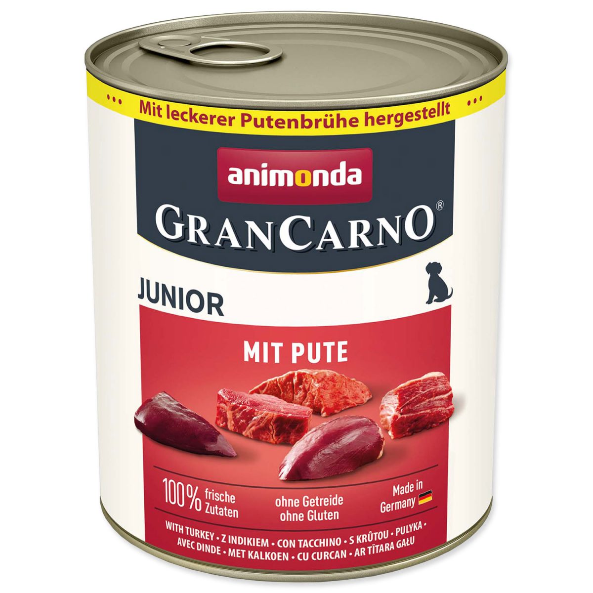 GRANCARNO JUNIOR - hovězí, krůtí srdce 800g