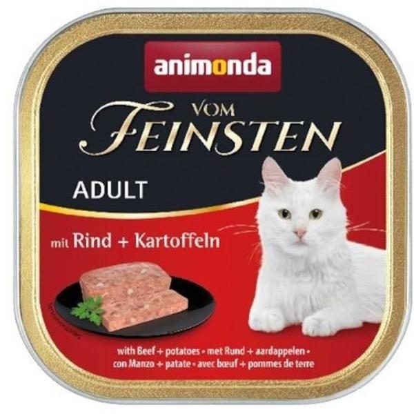 ANIMONDA paštika MENUE - hovězí + brambory pro kočky 100g
