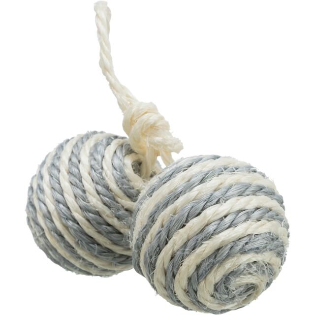 Sisalové míčky 2 ks s catnipem