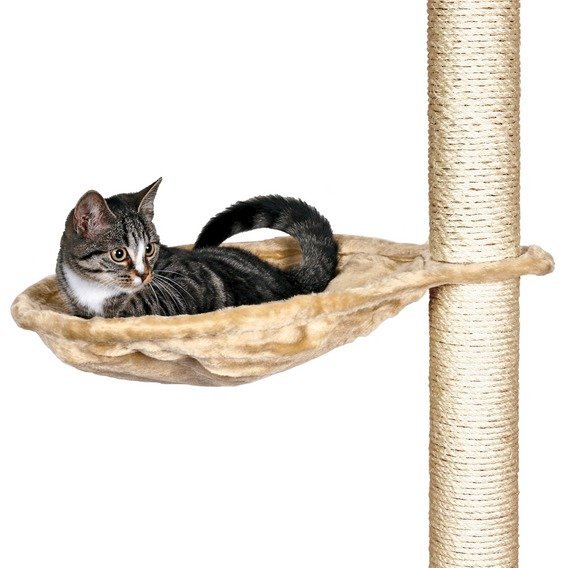Náhradní odpočívadlo - lehátko ke škrábadlu kulaté 40 cm - béžová