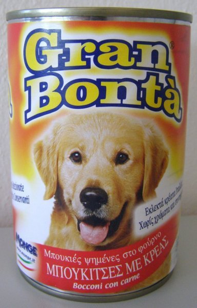 GRAN BONTA konzerva s hovězím masem pro psy 1230g