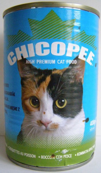 CHICOPEE konzerva s rybím masem pro kočky 400g