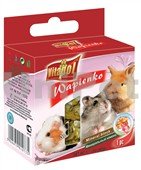 VITAPOL-minerální kámen pro hlodavce s květy 40 g