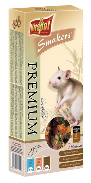 VITAPOL-SMAKERS PREMIUM 2 klasy pro potkany