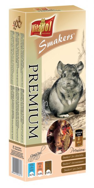 VITAPOL-SMAKERS PREMIUM 2 klasy pro činčily
