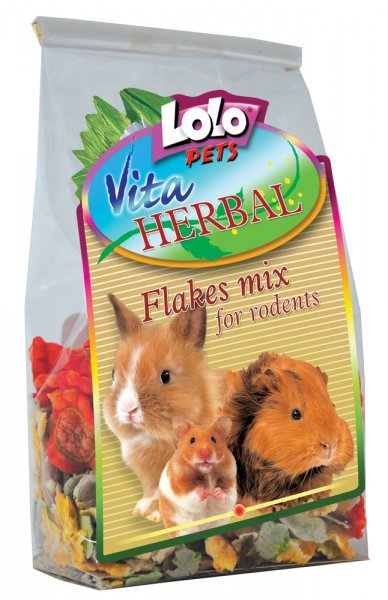 LOLOPets VITA HERBAL mix vloček pro hlodavce 150g