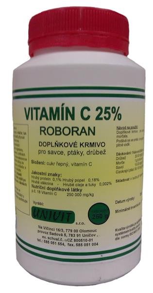 Vitamin C Roboran 25 plv 250g