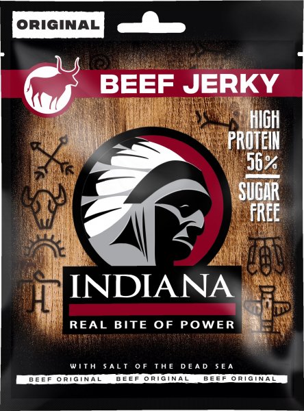 Indiana Jerky Beef Original Hovězí sušené maso 25 g
