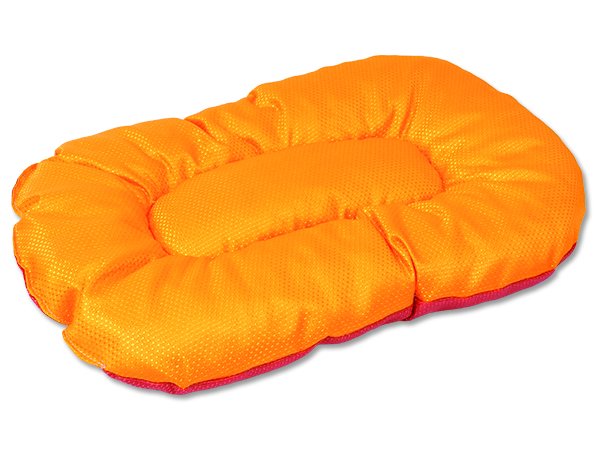 Polštář DOG FANTASY Slzičky cihlovo-žlutý 80 cm