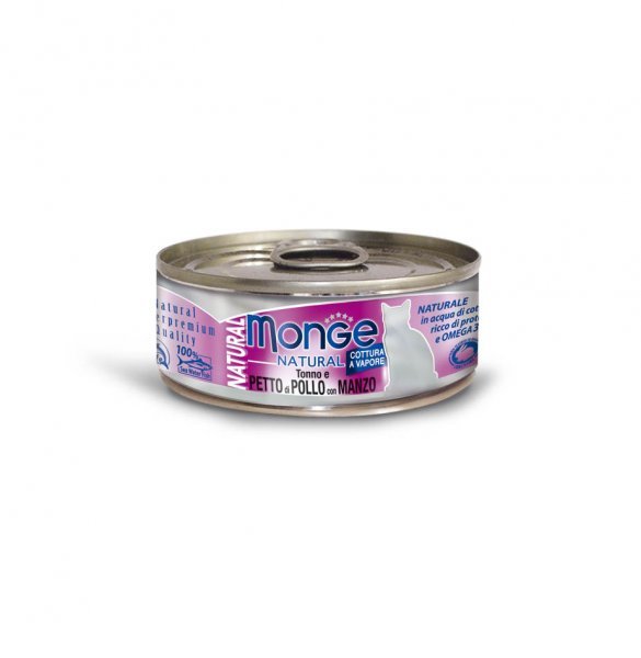 Monge Natural kuře+hovězí 80 g