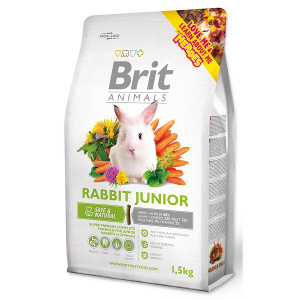 Brit Animals Rabbit Junior Complete 1,5kg