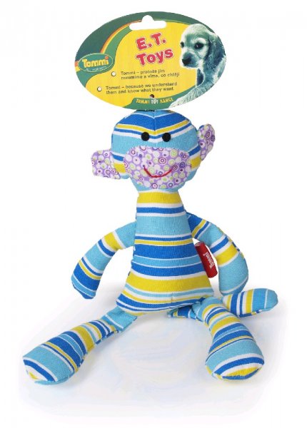 E.T. toy, textilní hračka modrá, 34cm