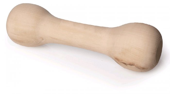 Dřevěná činka aport, 21cm