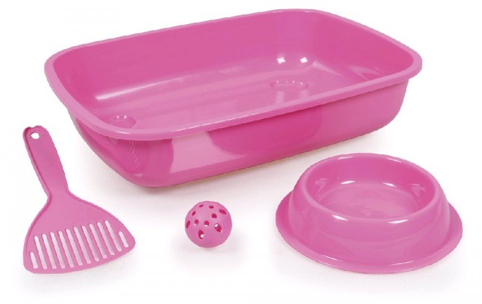 WC Welcome kitten set růžový