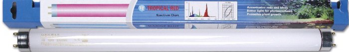 Hailea zářivka TROPICAL RED 36w 119,8cm T8