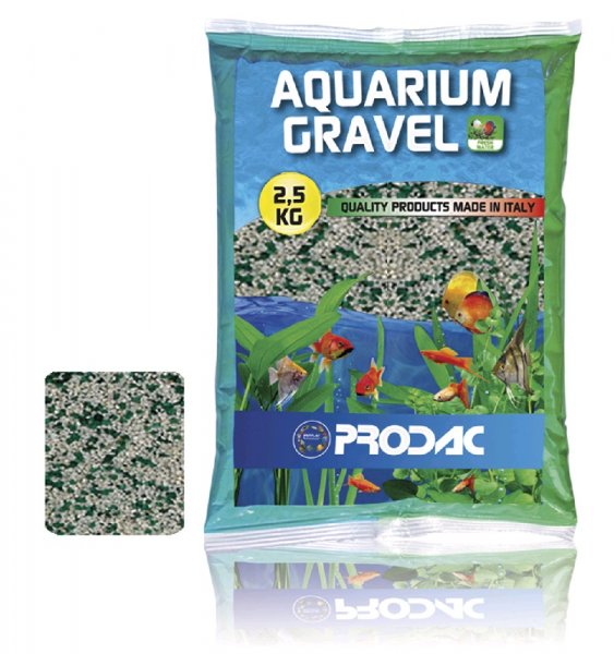 Prodac Fine sand white/green 2,5 kg