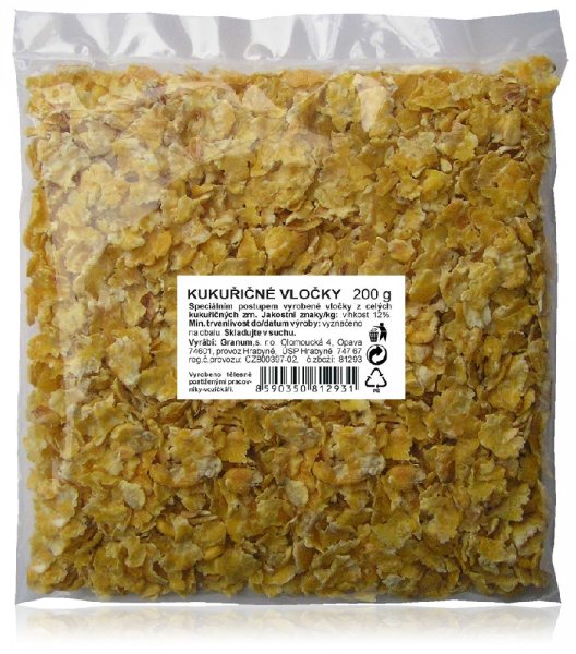 Granum kukuřičné vločky, 200g