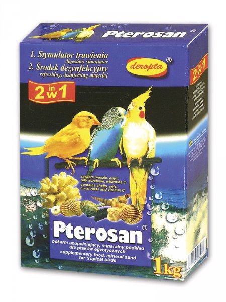 Pterosan - písek pro exoty, balení 1 kg
