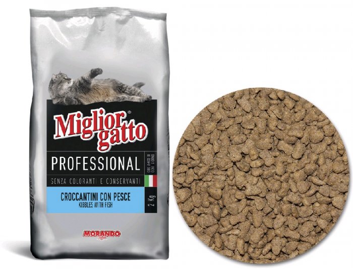 Migliorgatto Professional - s příchutí ryby, 2 kg