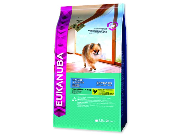 EUKANUBA Mature & Senior Toy Breed 1,5kg