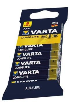 VARTA Baterie Longlife AAA 8ks