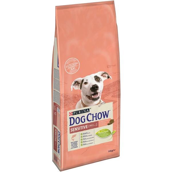 Purina Dog Chow Sensitive losos & rýže 14 kg