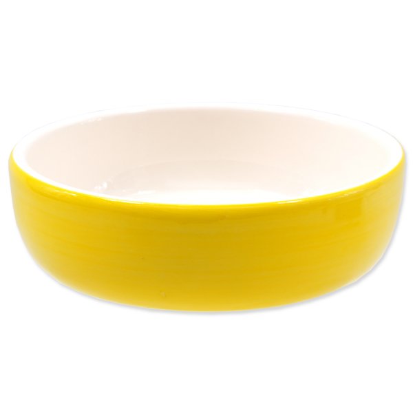 Miska MAGIC CAT keramická žlutá 14,5 cm
