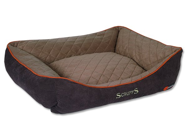 Pelíšek SCRUFFS Thermal Box Bed hnědý XL